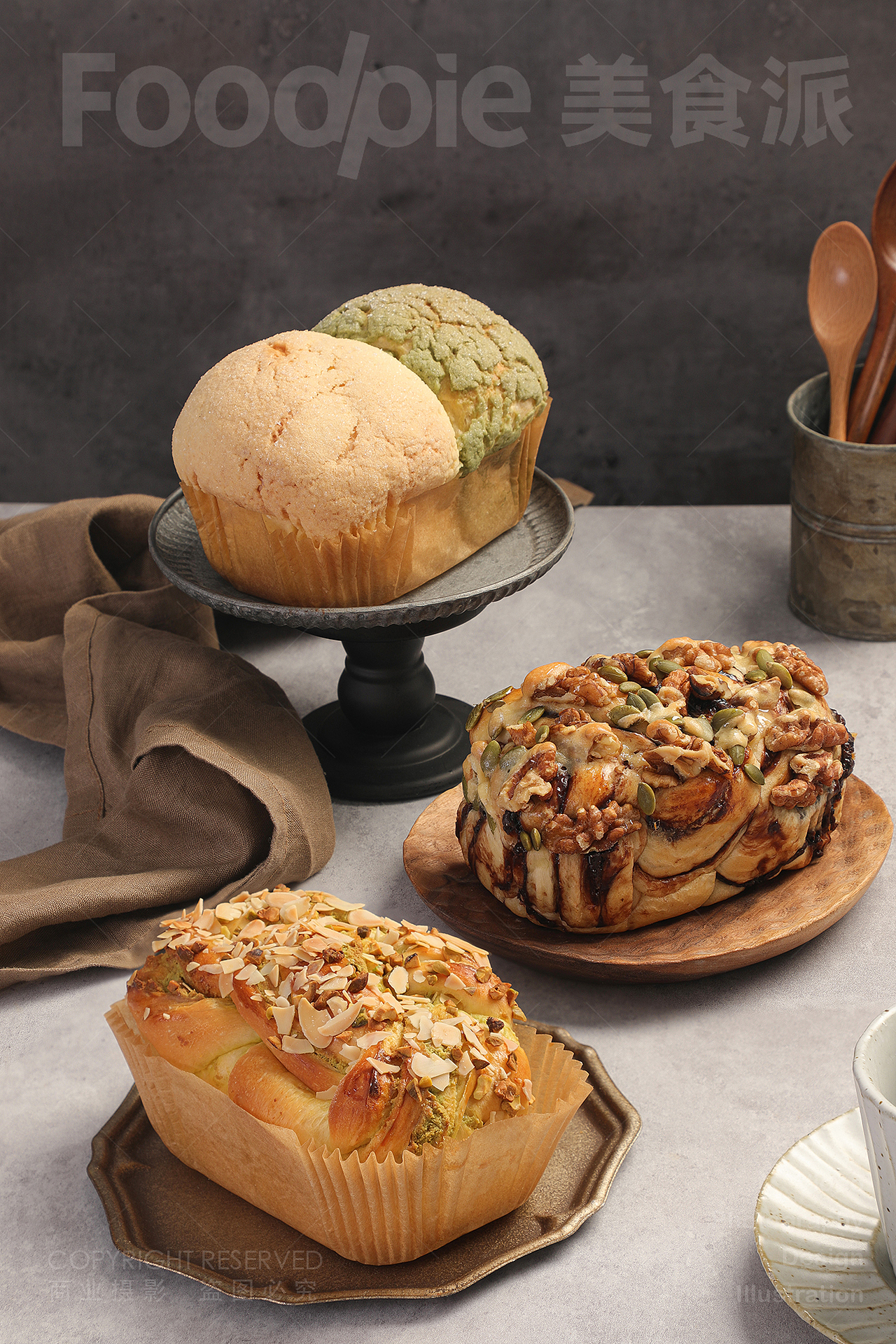 烘焙摄影 | 甜蜜泰迪手作欧包蛋糕 贝果恰巴塔碱水条