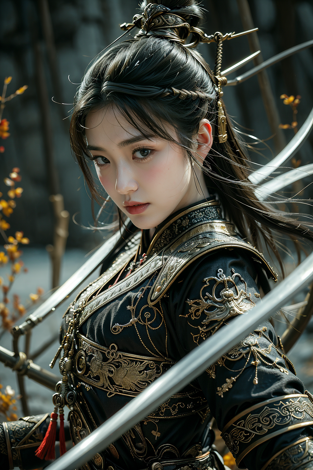 AIGC武侠风人物（图ZMzcyNDY4OTMy） - 人像摄影 - 站酷设计师李超字子躍原创素材 - 站酷ZCOOL