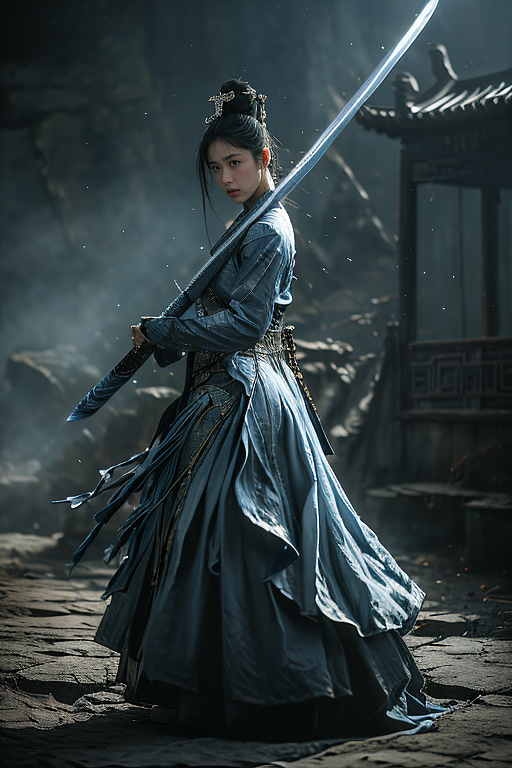 AIGC武侠风人物（图ZMzcyNDY4OTc2） - 人像摄影 - 站酷设计师李超字子躍原创素材 - 站酷ZCOOL
