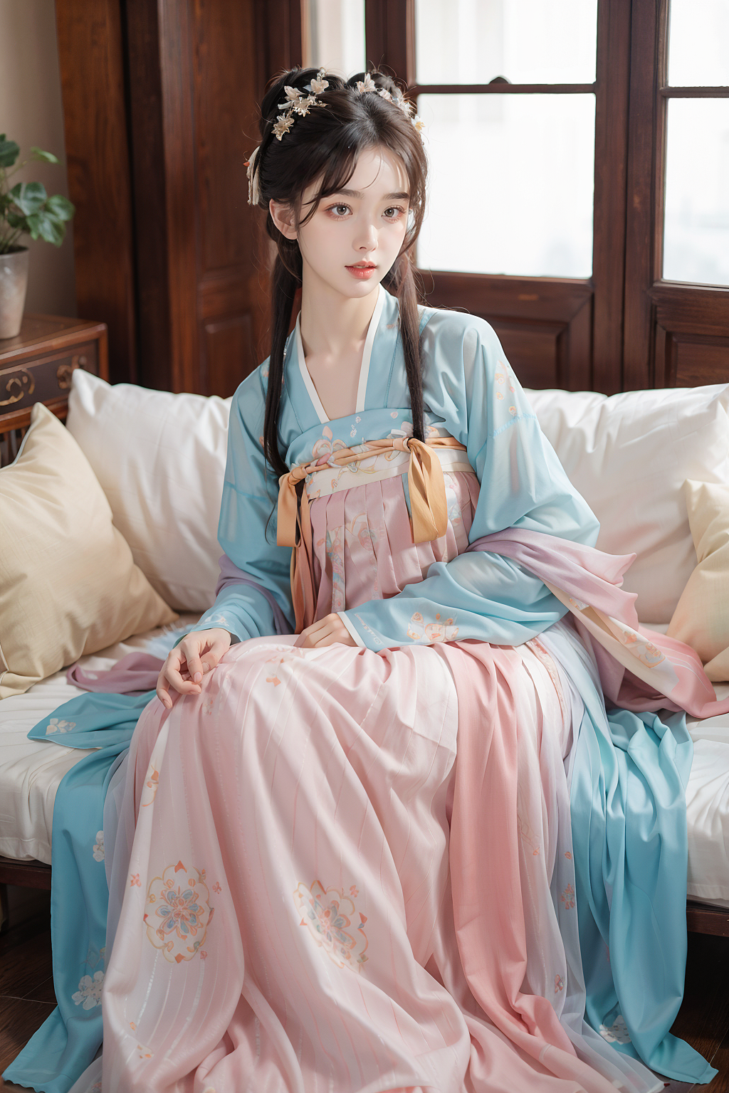 AIGC唐宋汉服人物（图ZMzcyNDY5Mjc2） - 人像摄影 - 站酷设计师李超字子躍原创素材 - 站酷ZCOOL