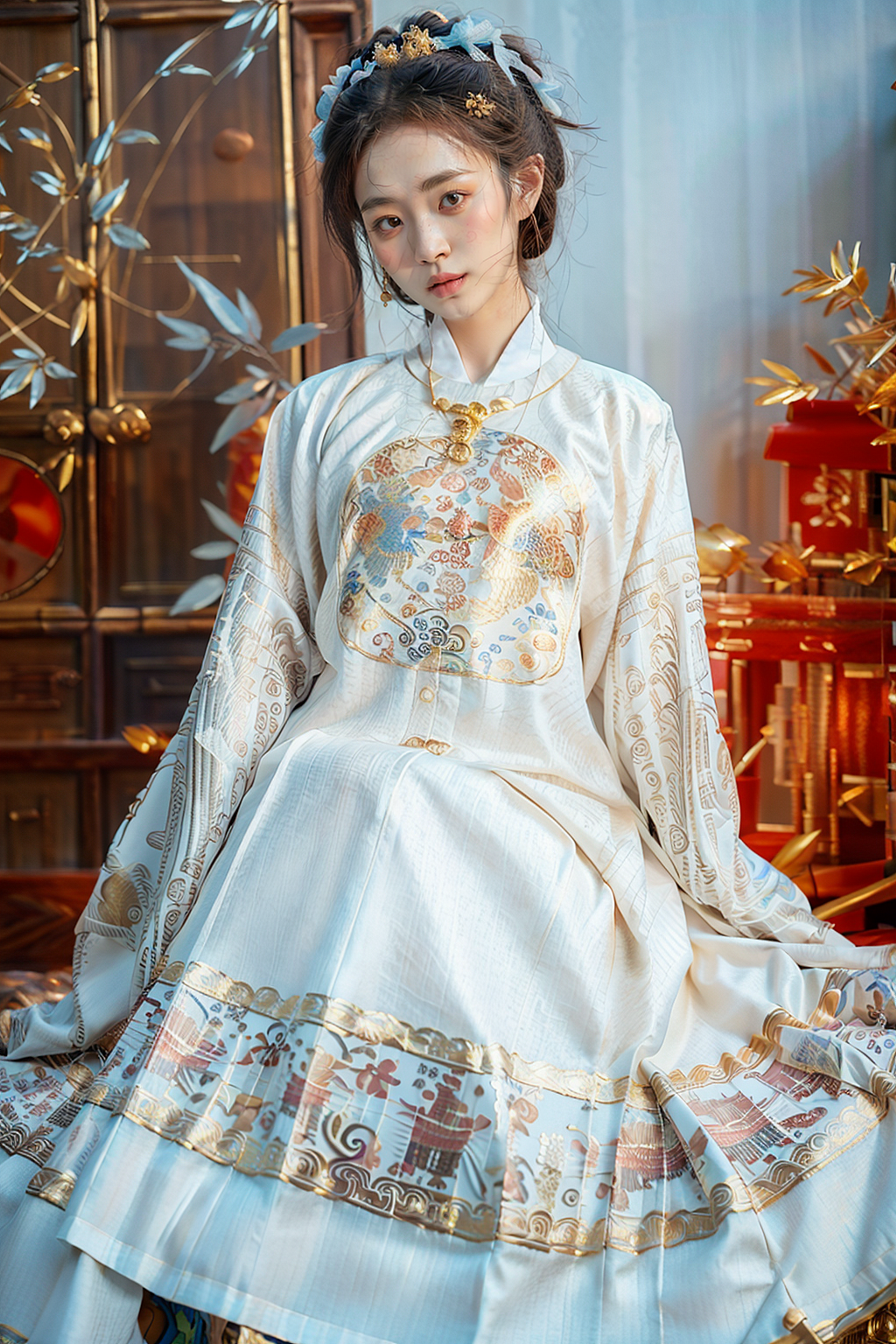 AIGC明制汉服人物（图ZMzcyNDY5NzQ0） - 人像摄影 - 站酷设计师李超字子躍原创素材 - 站酷ZCOOL