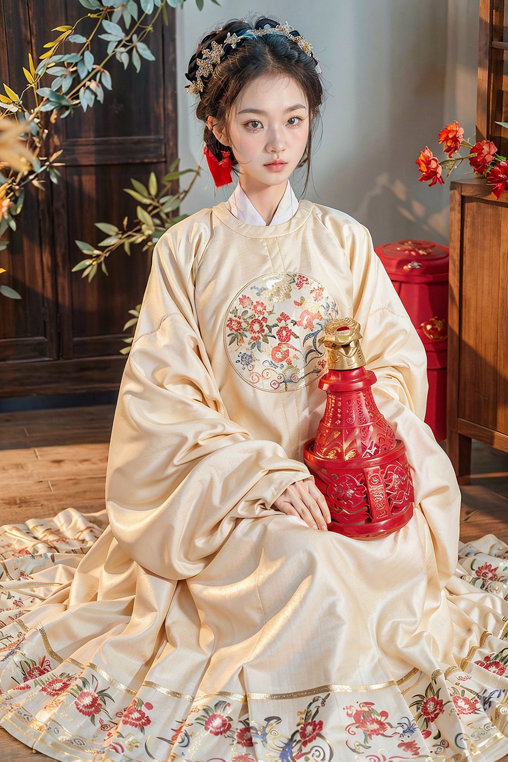 AIGC明制汉服人物（图ZMzcyNDY5NzU2） - 人像摄影 - 站酷设计师李超字子躍原创素材 - 站酷ZCOOL