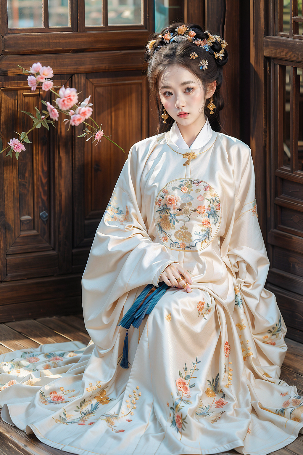 AIGC明制汉服人物（图ZMzcyNDY5NzYw） - 人像摄影 - 站酷设计师李超字子躍原创素材 - 站酷ZCOOL