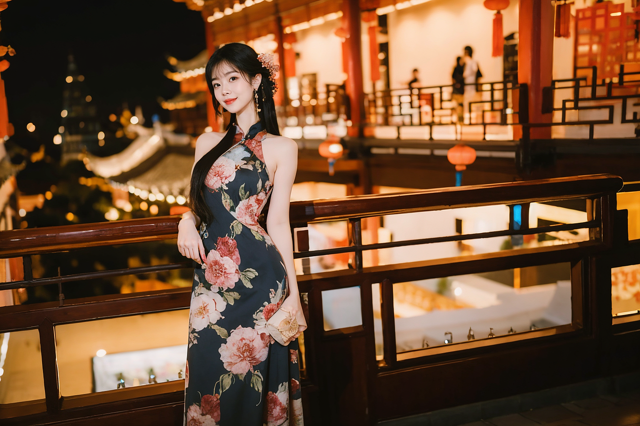 AIGC国风旗袍性感人物（图ZMzcyNDczMjY4） - 人像摄影 - 站酷设计师李超字子躍原创素材 - 站酷ZCOOL