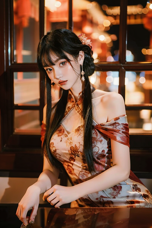 AIGC国风旗袍性感人物（图ZMzcyNDczMzYw） - 人像摄影 - 站酷设计师李超字子躍原创素材 - 站酷ZCOOL