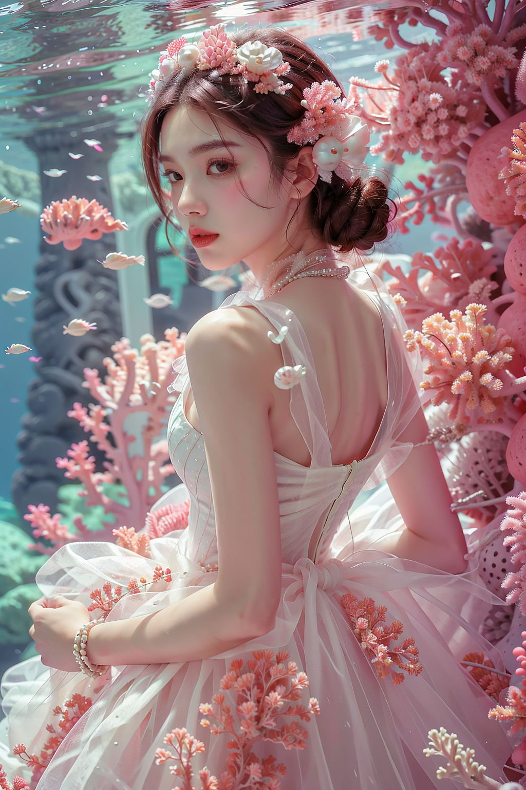 AIGC唯美风格摄影人物