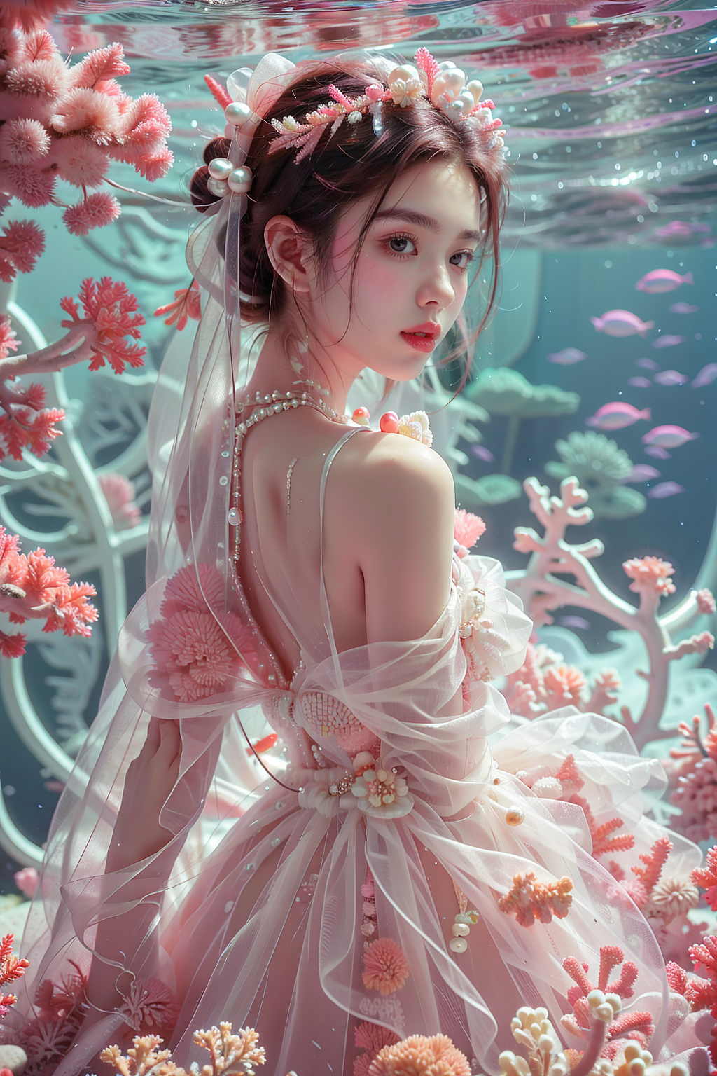 AIGC唯美风格摄影人物