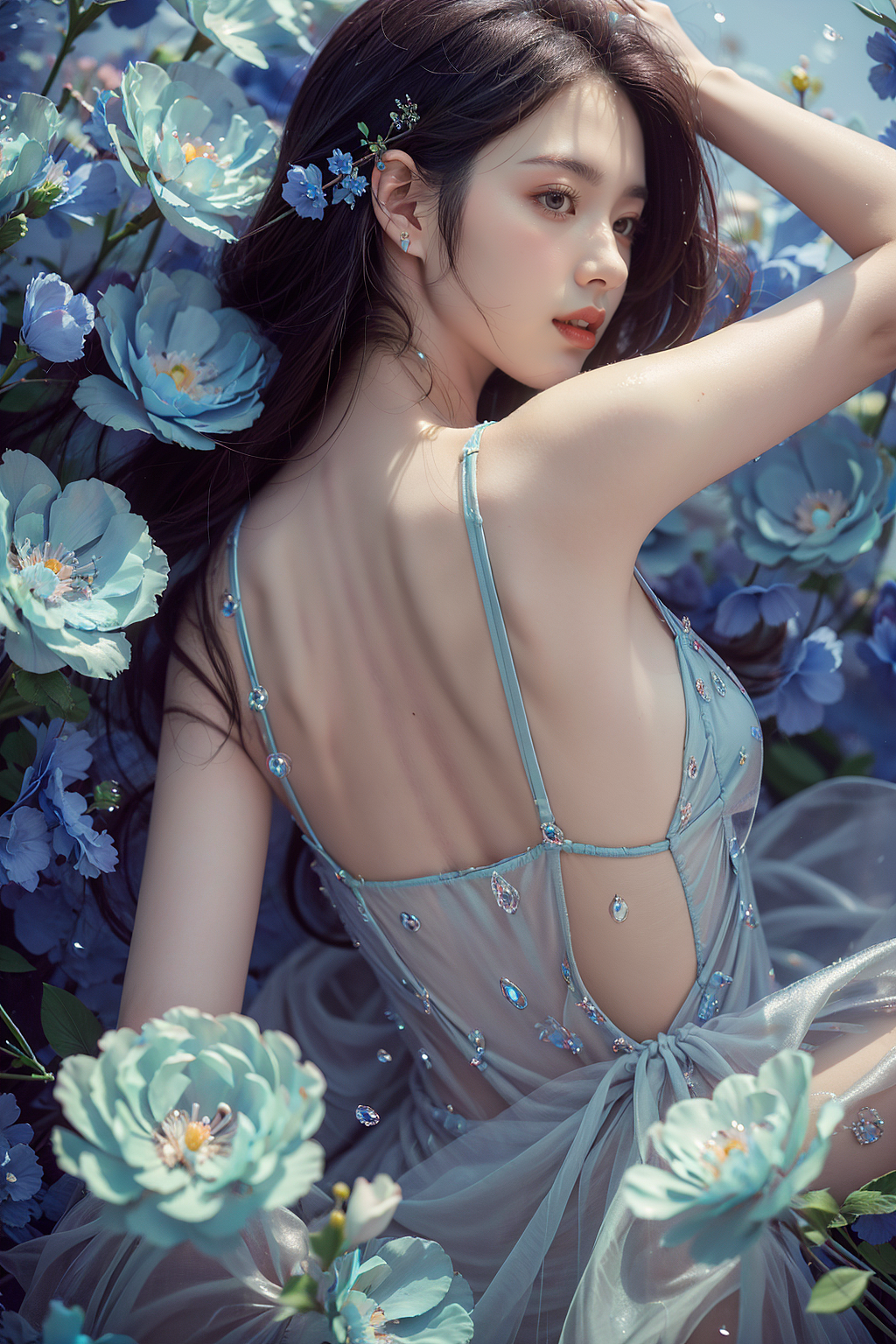 AIGC唯美风格摄影人物