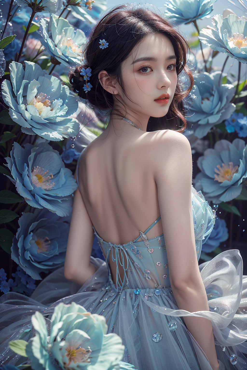 AIGC唯美风格摄影人物