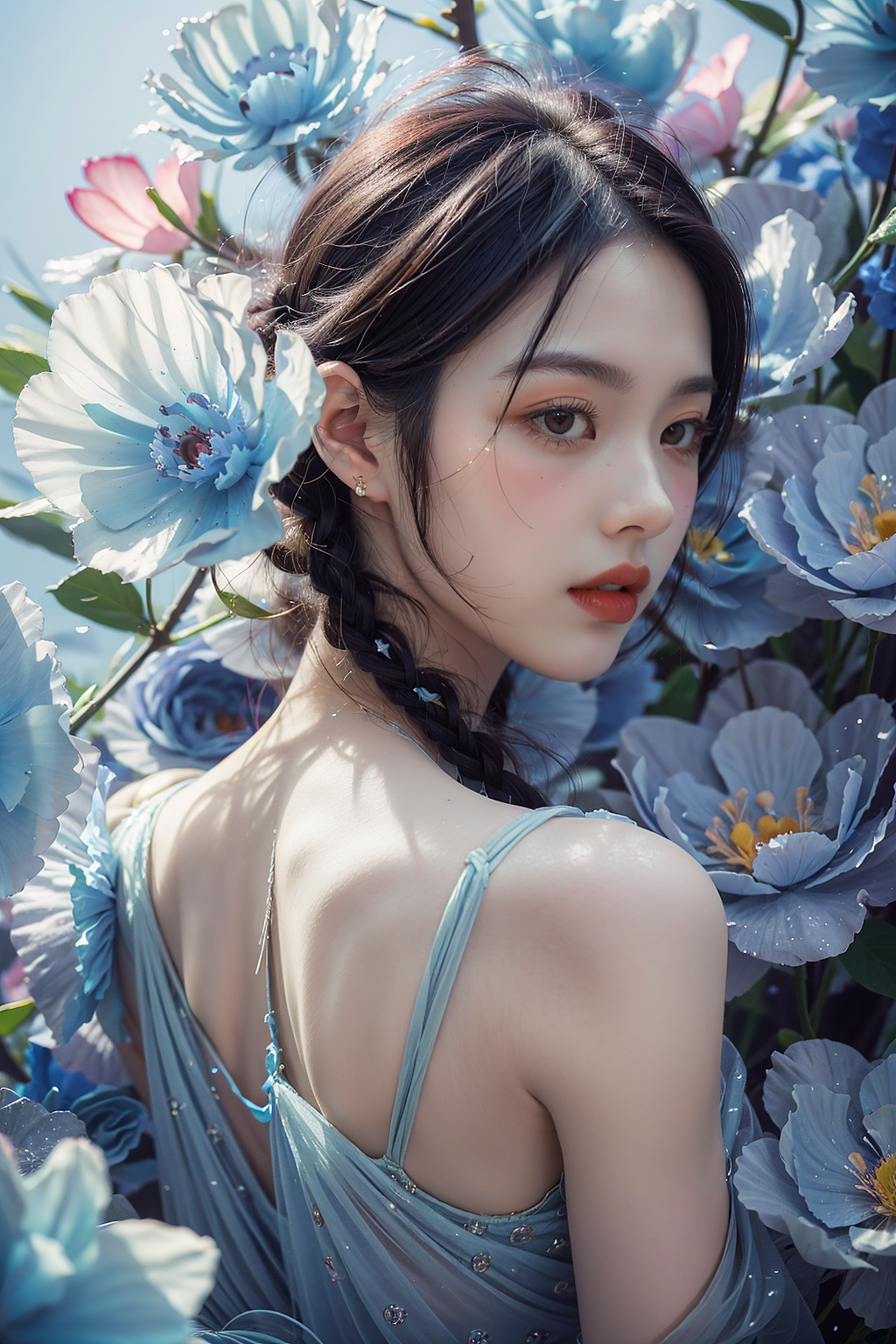 AIGC唯美风格摄影人物