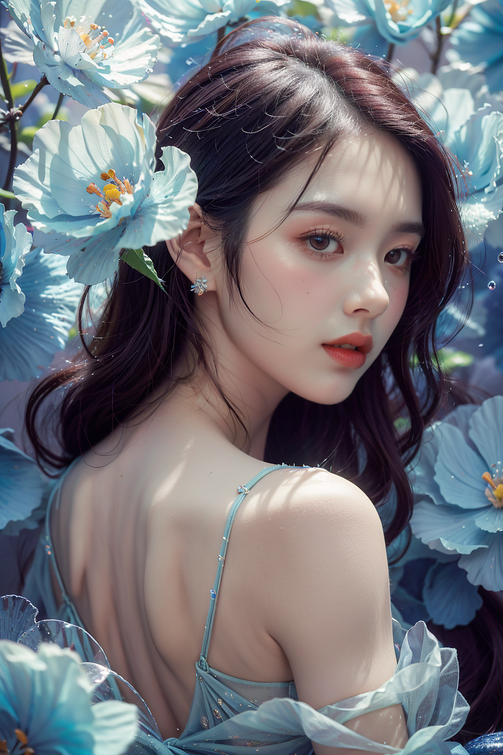 AIGC唯美风格摄影人物