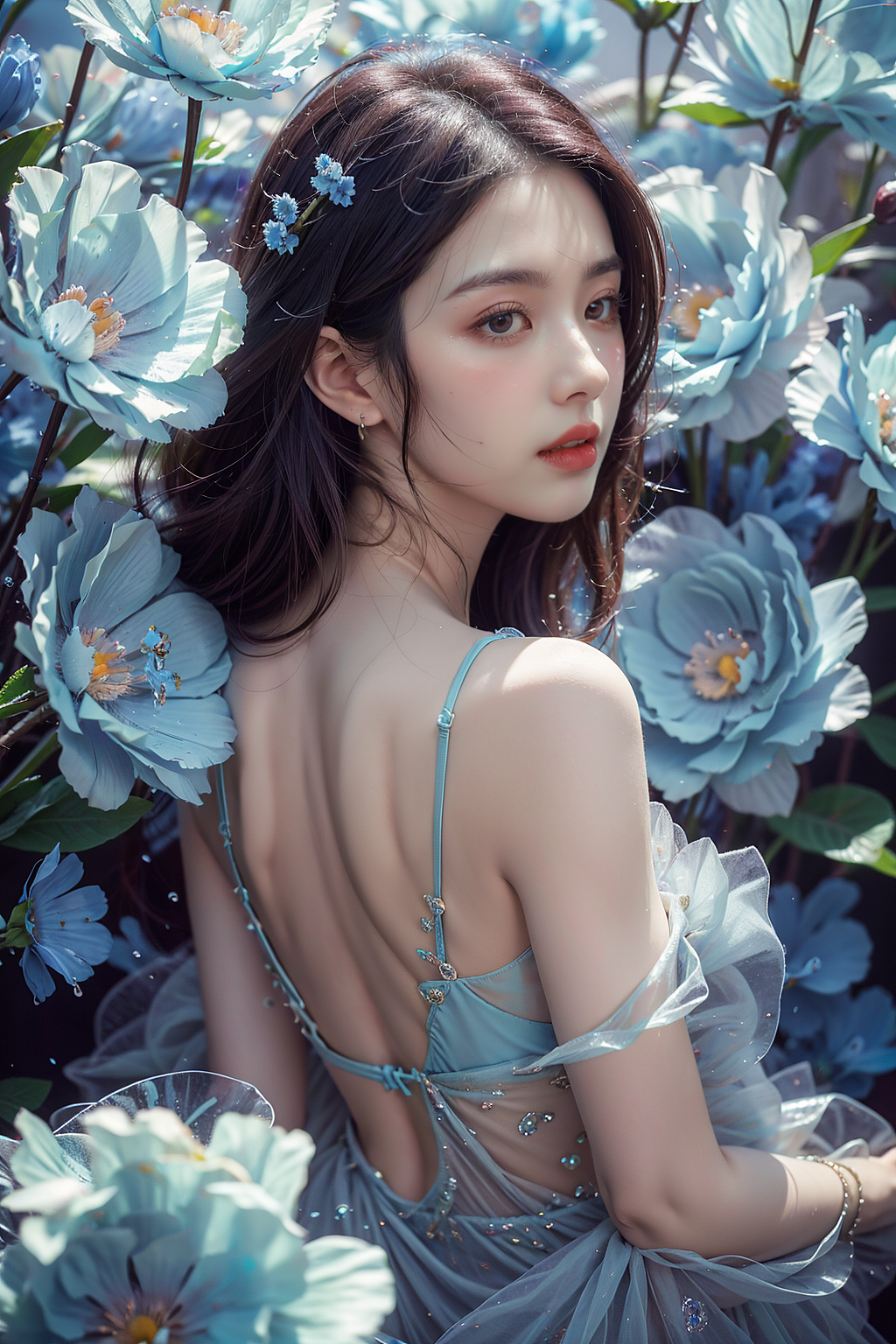 AIGC唯美风格摄影人物