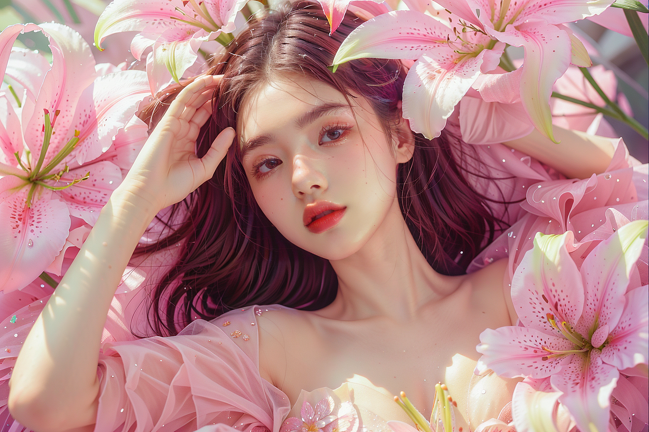 AIGC唯美风格摄影人物