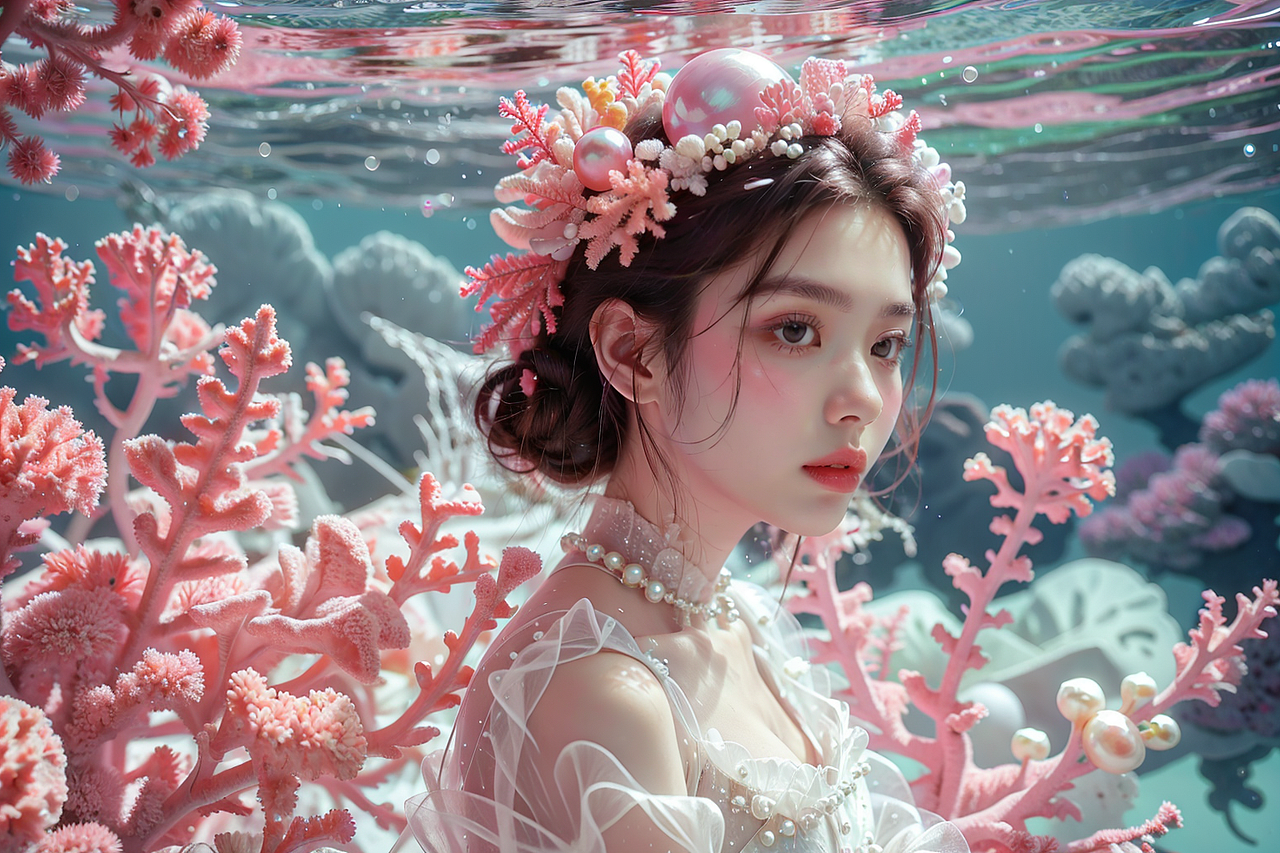 AIGC唯美风格摄影人物