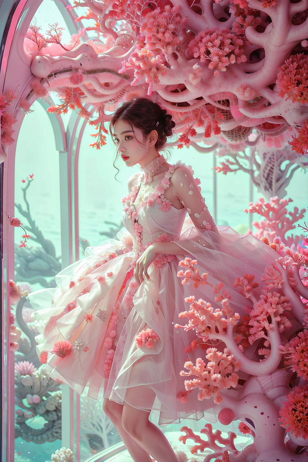 AIGC唯美风格摄影人物