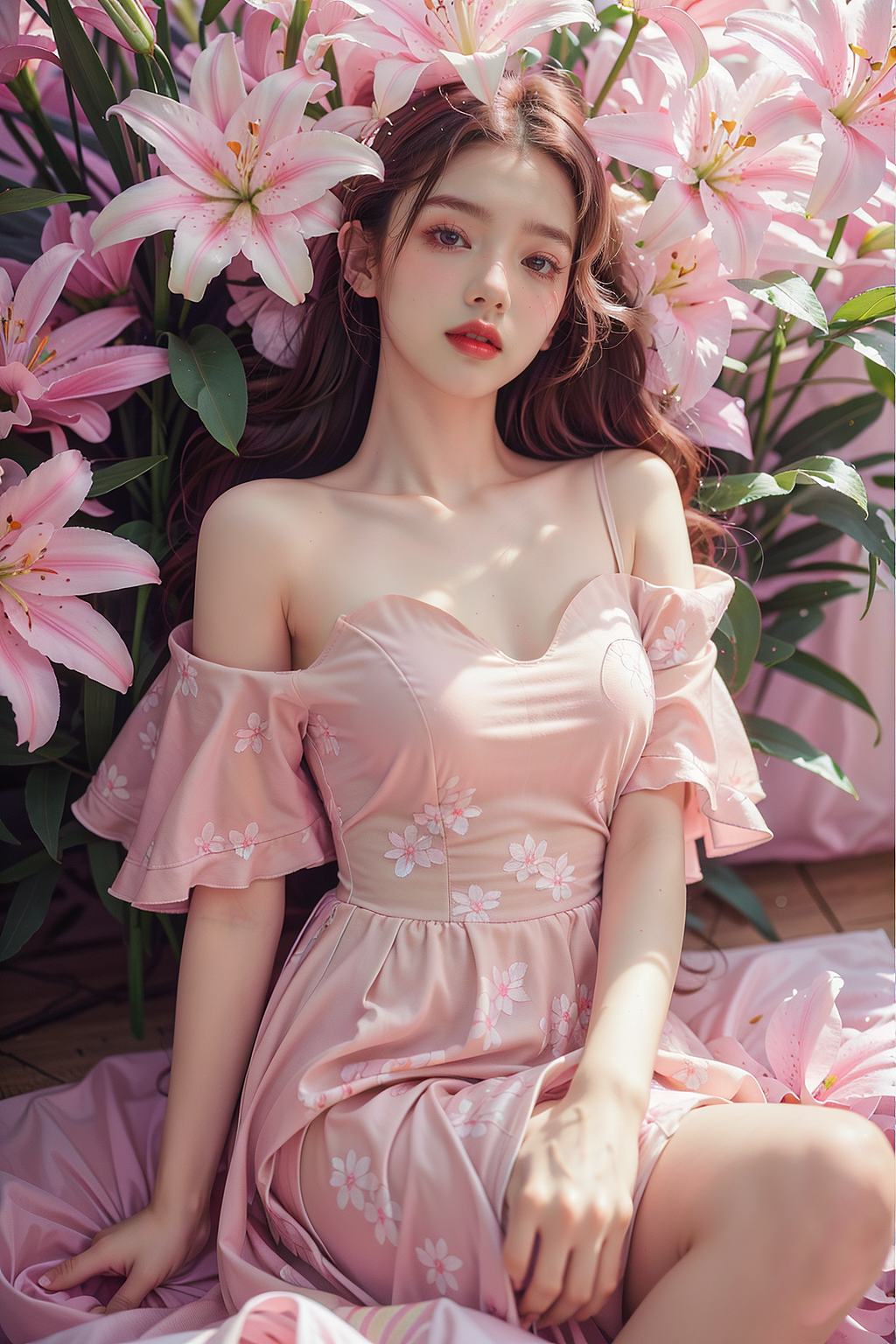 AIGC唯美风格摄影人物