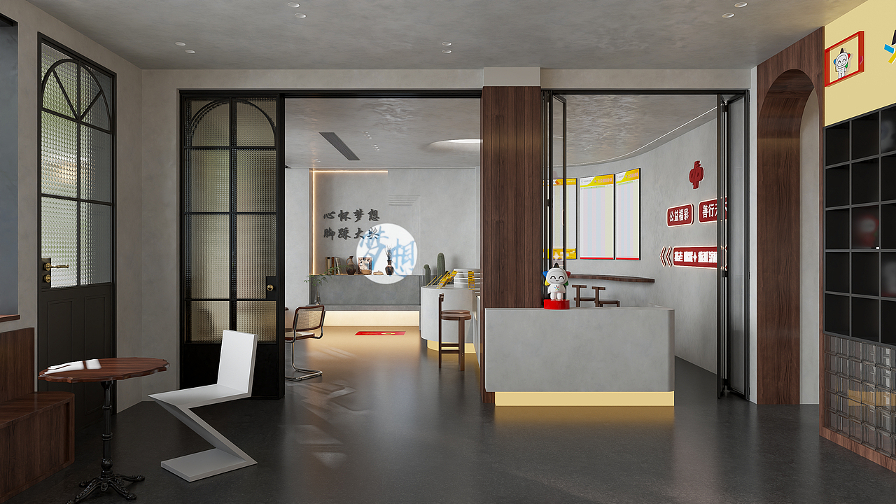 郑州潮流化的彩票店设计