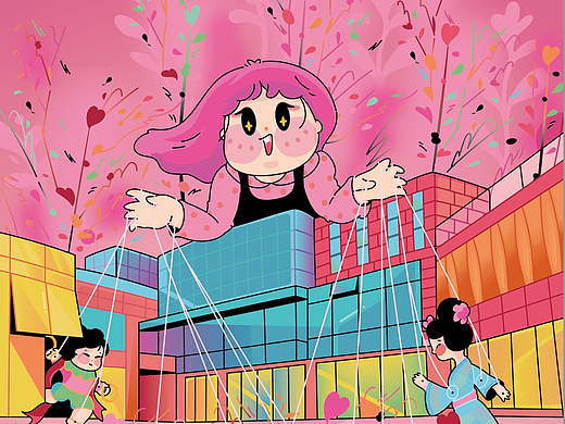 粉黛少女下的城