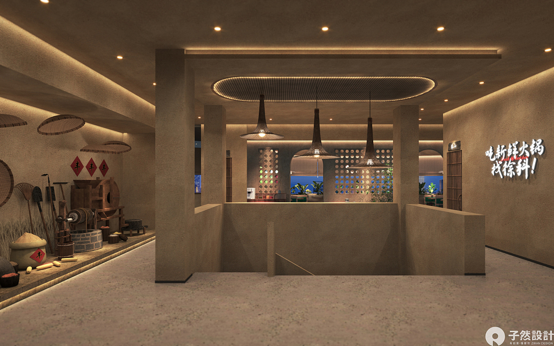 徐科新鲜火锅一店（图ZMzcyNDgwMTc2） - 酒店餐饮设计 - 站酷设计师子然空间设计原创素材 - 站酷ZCOOL