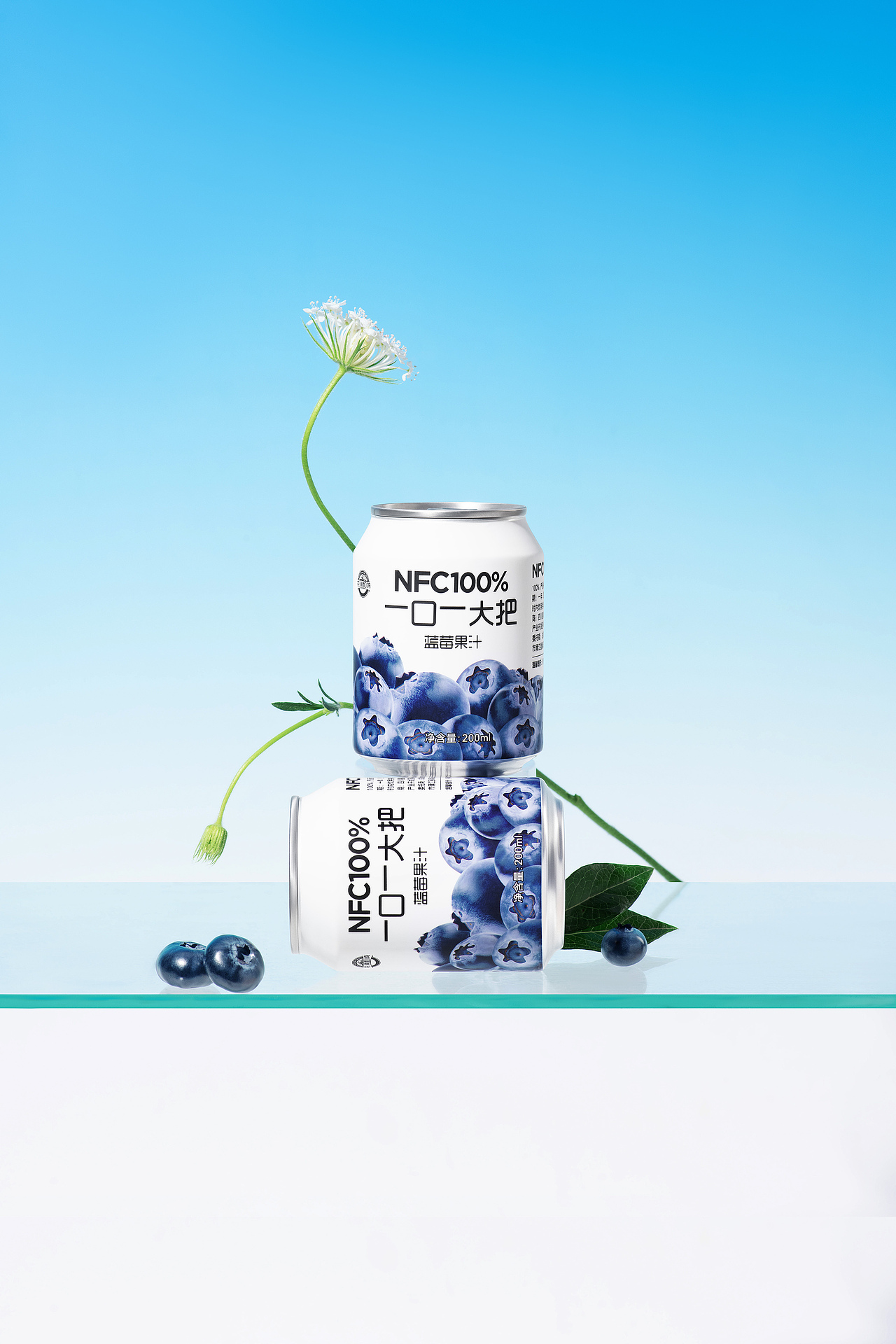 阳光感十足的产品拍摄·果汁饮品拍摄成片