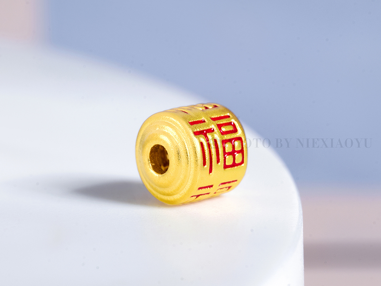 黄金硬金转运珠场景拍摄