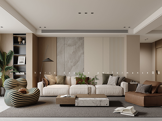 现代简约家装效果图
