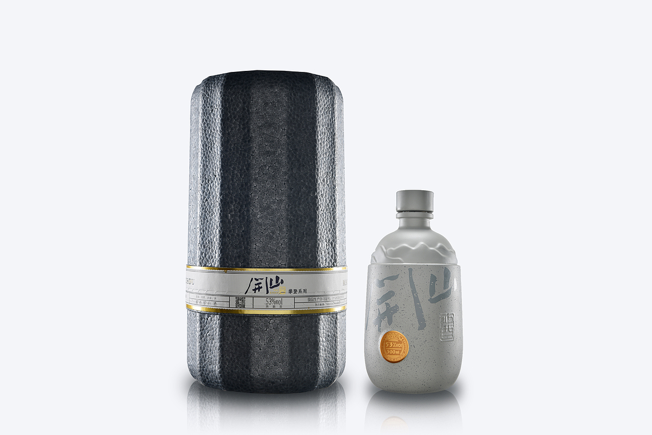 白酒包装设计|开山酱(图ZMzcyNTA4MDY0) - 包装 - 站酷设计师Mr一Henry原创素材 - 站酷ZCOOL