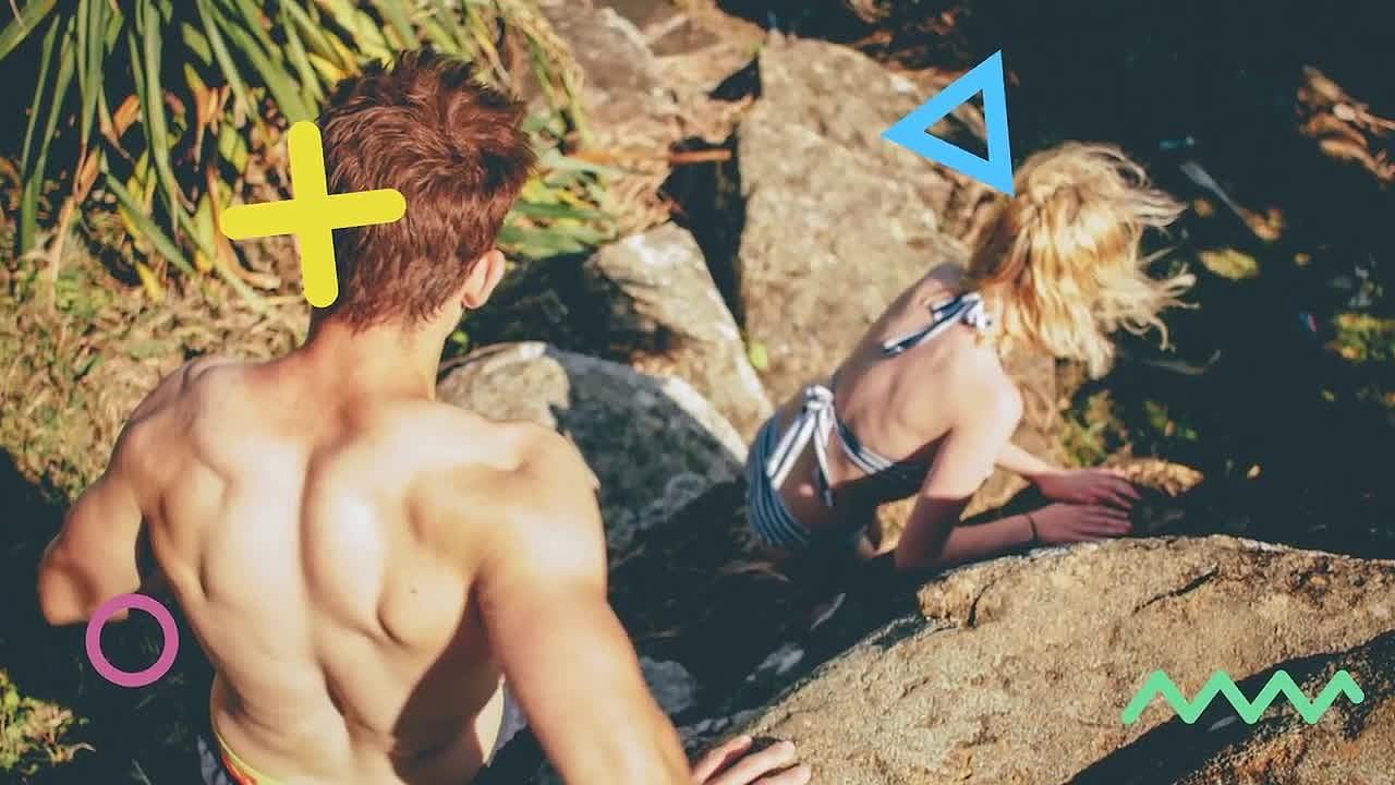 PR模板|漂亮视觉体验动画元素旅游旅拍节目片头开场