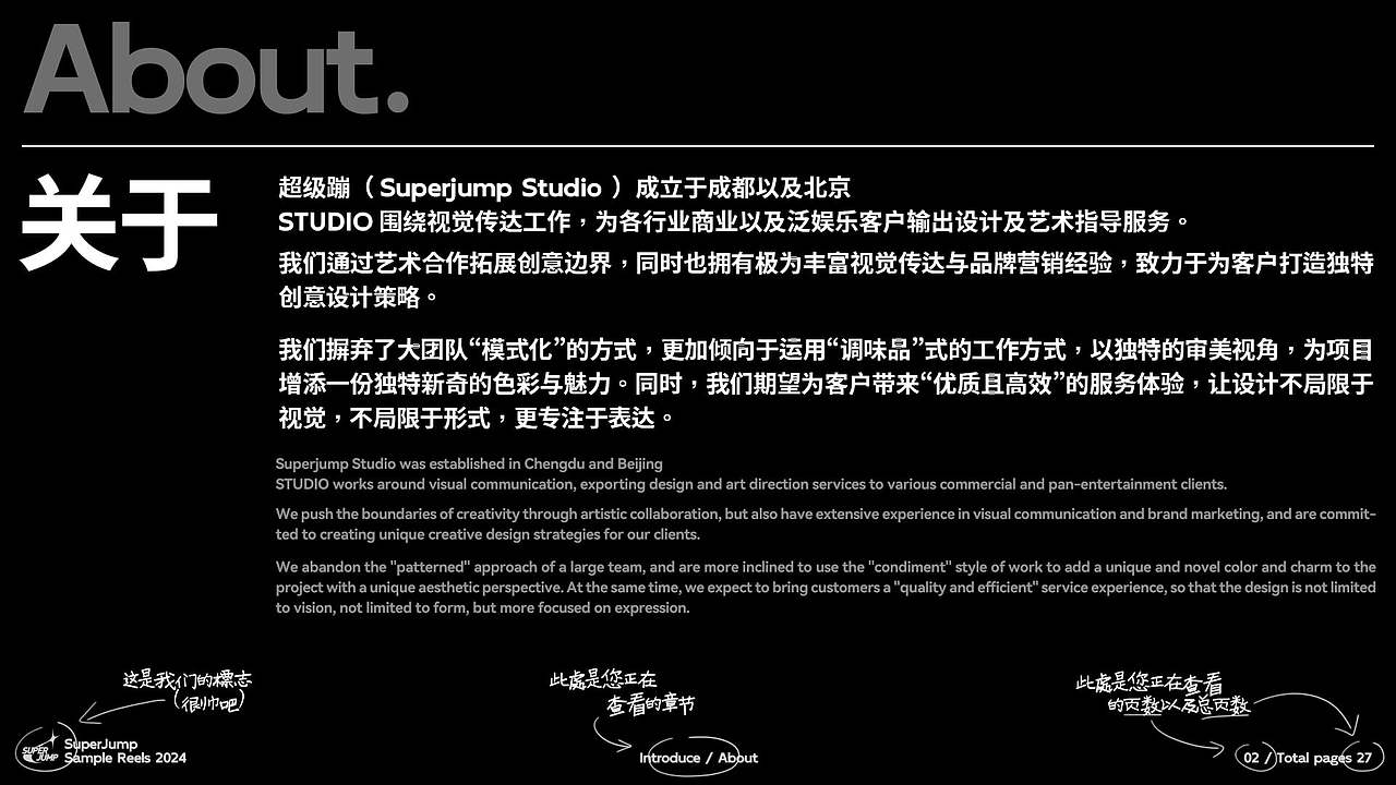 把灯打开!让你看看我们的真本事 / SuperJump 作品集