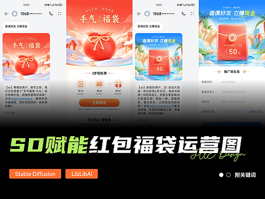 AIGC解密：红包、福袋为主体的营销设计