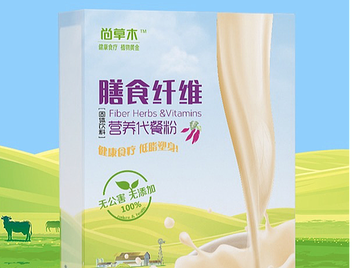 包装设计案例:代餐粉包装设计