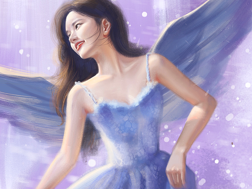 厚涂人像（个人主页-ZNjI4NzUyODQ=） - 创作习作 - 站酷设计师素素一原创素材 - 站酷ZCOOL