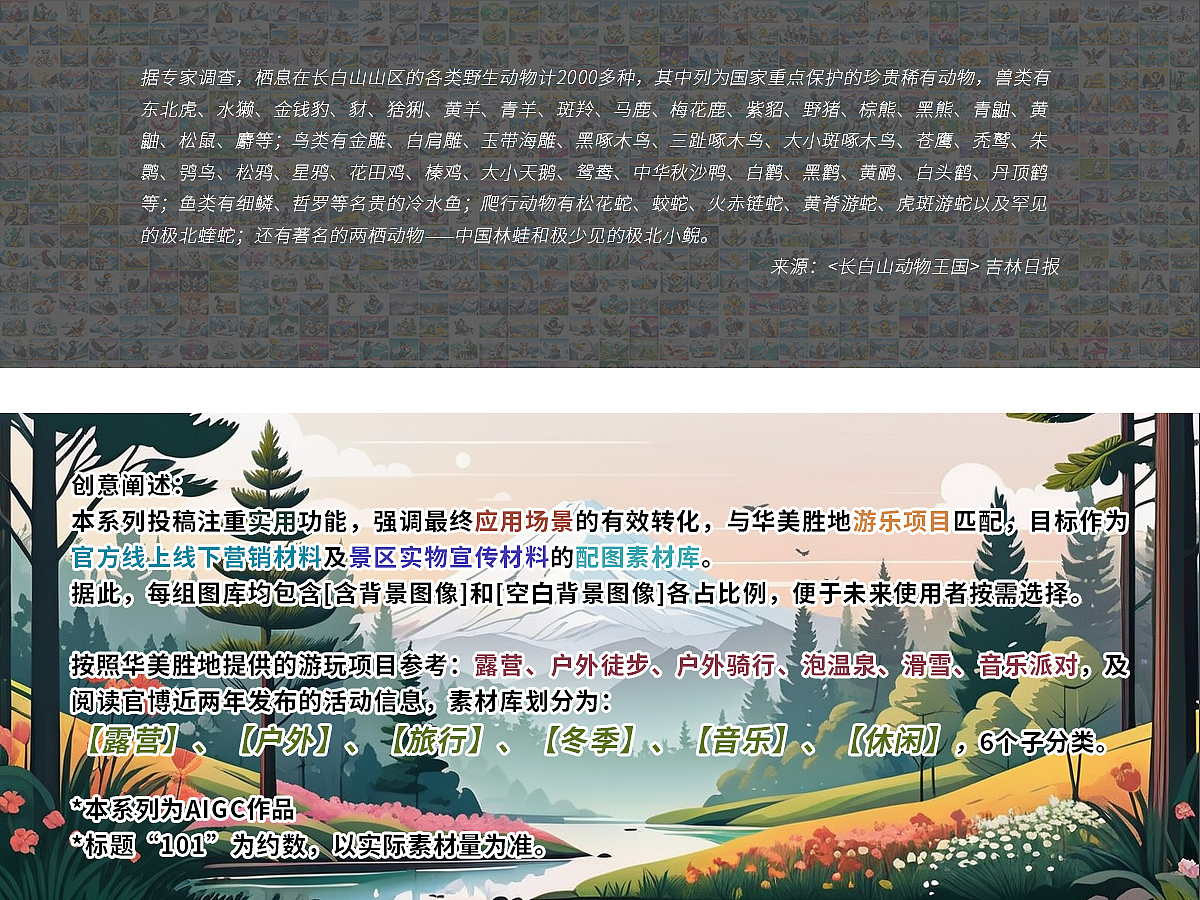 长白山动物形象创意-细鳞鱼101（图ZMzcyNTQ2Mjky） - 海报 - 站酷设计师鲨鱼丹原创素材 - 站酷ZCOOL