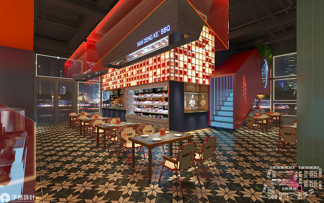 板凳客（图ZMzcyNTU2NTQw） - 酒店餐饮设计 - 站酷设计师子然空间设计原创素材 - 站酷ZCOOL