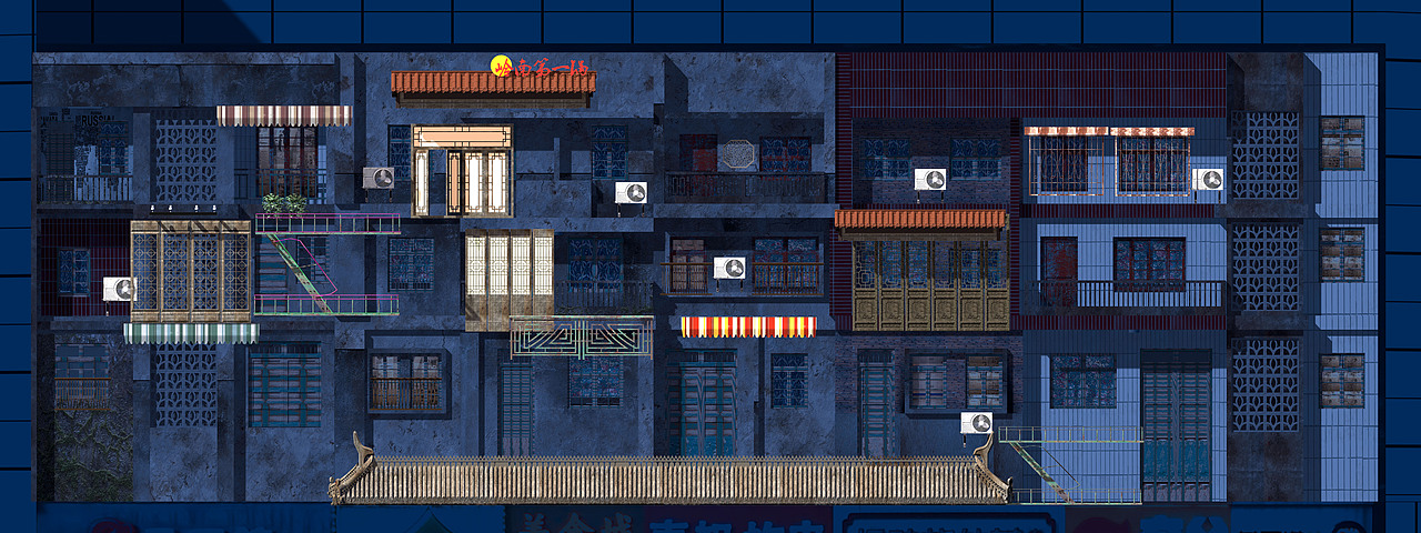 聚汇莱迪美食城-全案（图ZMzcyNTcwNjcy） - 商业空间设计 - 站酷设计师Fixsic原创素材 - 站酷ZCOOL