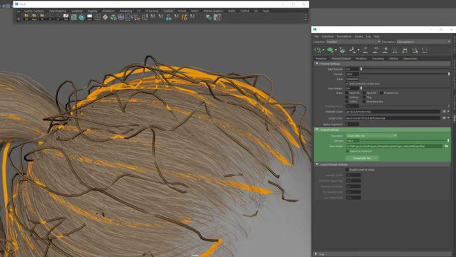 【毛发教程】使用 Maya、XGen 和虚幻引擎创建马尾辫发型（图ZMTQ4Mzk4MDA=） - 教程 - 站酷设计师蓝海创意云渲染原创素材 - 站酷ZCOOL