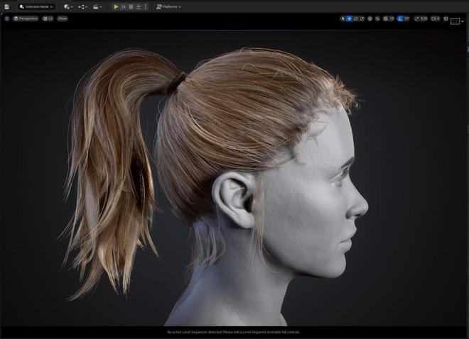 【毛发教程】使用 Maya、XGen 和虚幻引擎创建马尾辫发型（图ZMTQ4Mzk4MDg=） - 教程 - 站酷设计师蓝海创意云渲染原创素材 - 站酷ZCOOL
