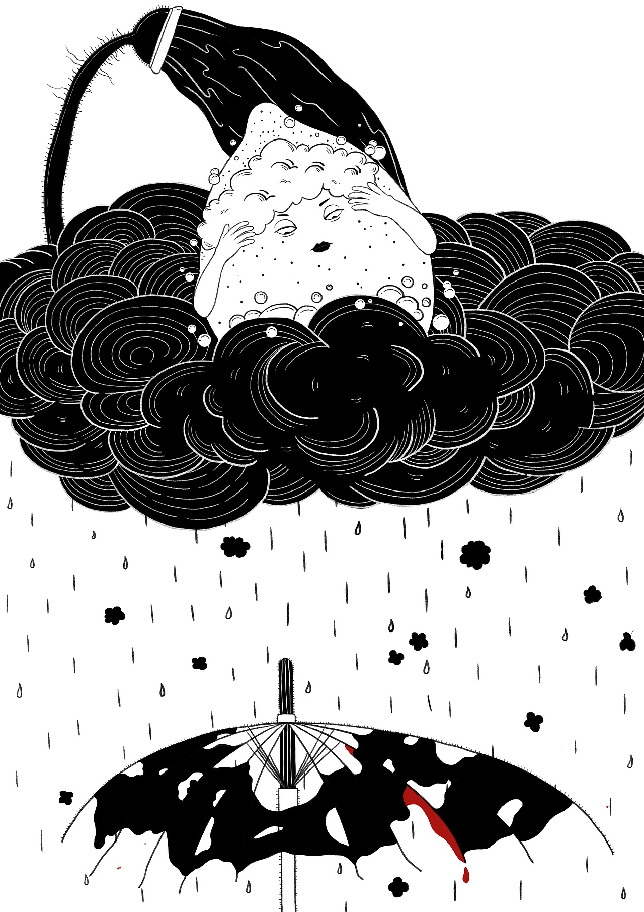 2024毕业创作——《生存黑与白》环保主题系列插画（图ZMzcyNTc3ODY0） - 创作习作 - 站酷设计师Jian简阳原创素材 - 站酷ZCOOL