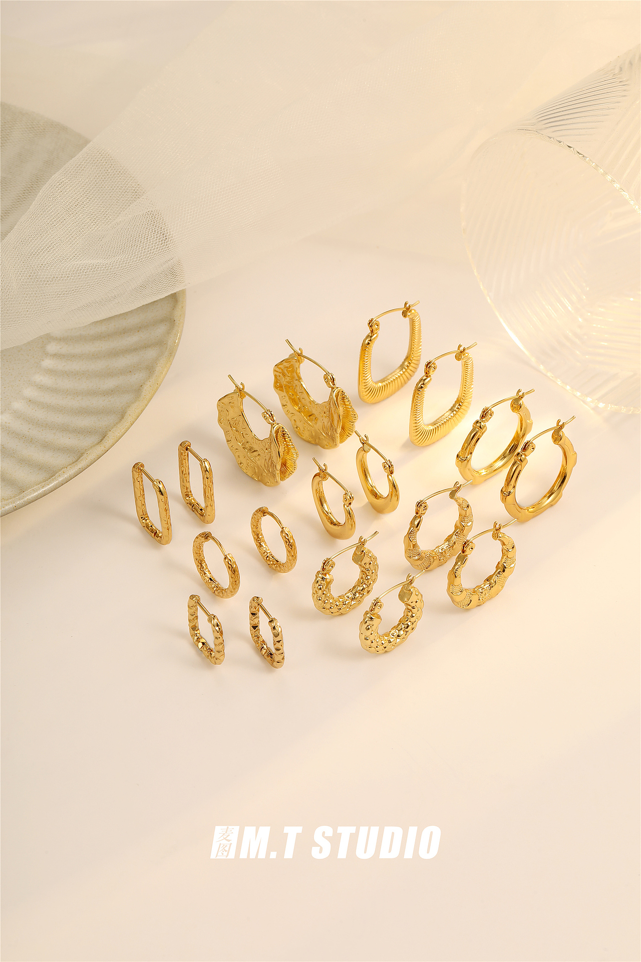 外贸专属饰品组合静物图拍摄