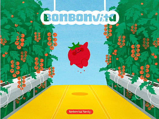 「Bonbonvita甜甜维他®」农产品品牌&卡通形象设计
