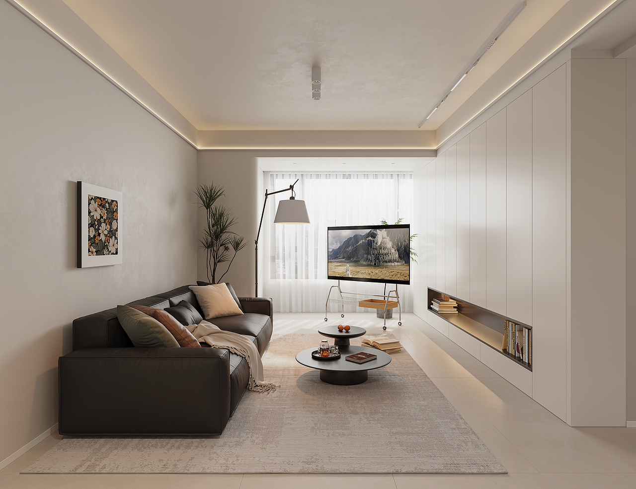 绘感视觉设计——现代简约客餐厅案例（图ZMzcyNTgxODgw） - 家装设计 - 站酷设计师时间像庸医原创素材 - 站酷ZCOOL