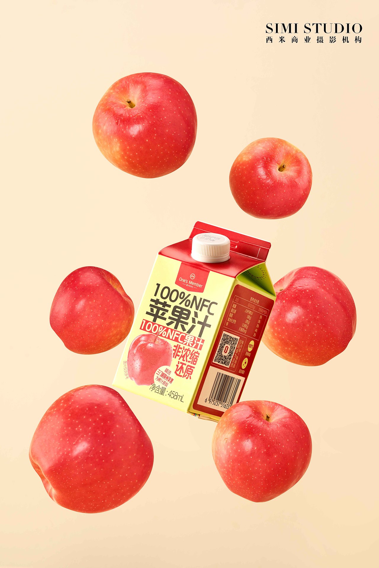 饮品拍摄 | 1号店苹果汁 ✖︎ 北京西米商业摄影