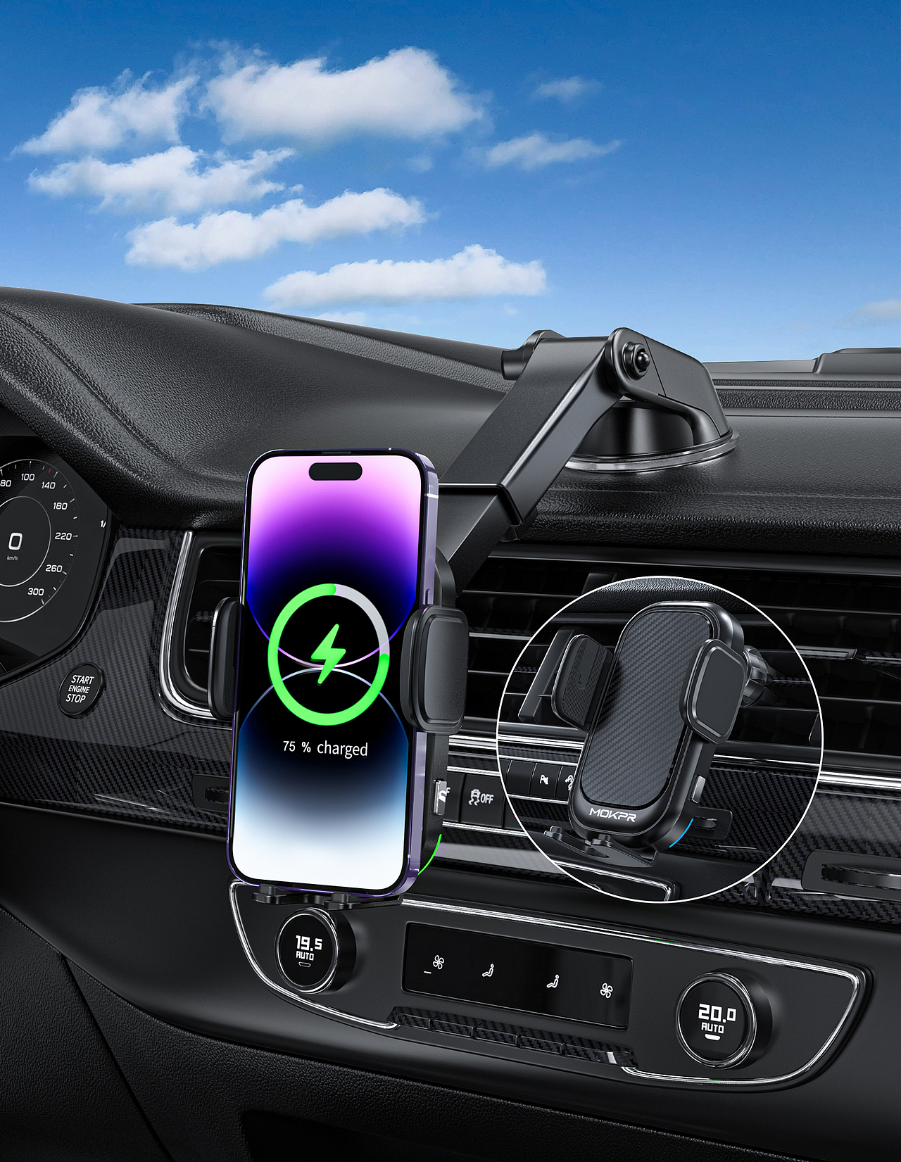 亚马逊车载无线充支架，三维产品动画渲染（图ZMzcyNTg2MTk2） - 产品 - 站酷设计师太安Taian原创素材 - 站酷ZCOOL