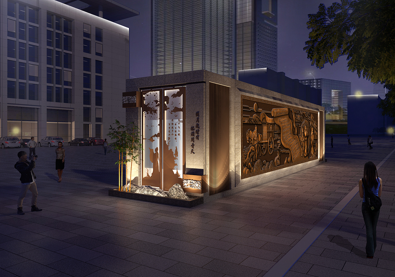 苏轼送别浮雕原创设计（图ZMzcyNTg2NzI0） - 雕塑 - 站酷设计师清美雕塑艺术设计原创素材 - 站酷ZCOOL