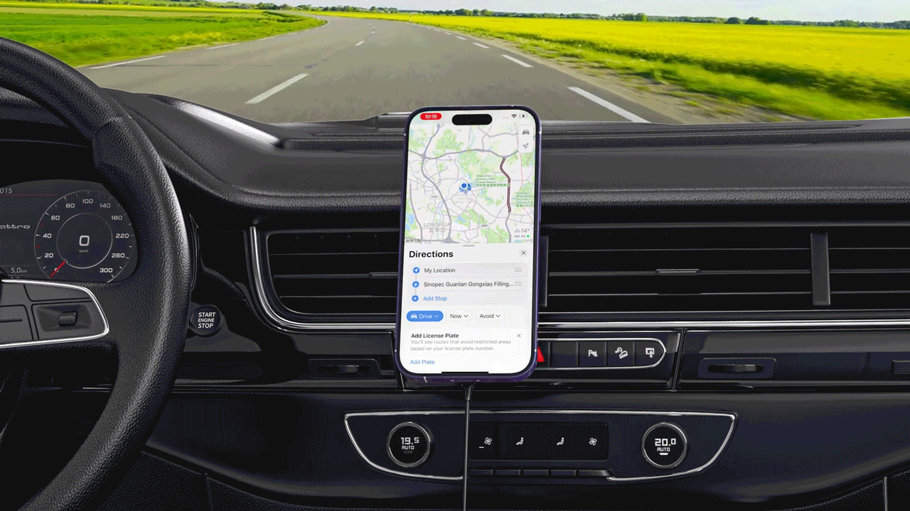 亚马逊车载无线充支架，三维产品动画渲染（图ZMzcyNTg3MTgw） - 产品 - 站酷设计师太安Taian原创素材 - 站酷ZCOOL