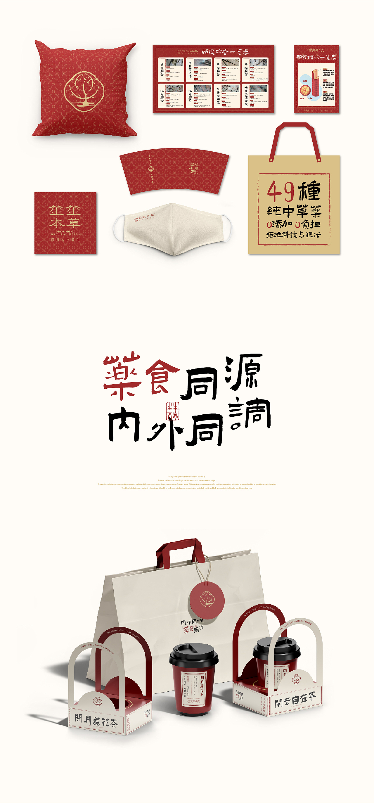 笙笙本草·国风头疗养生品牌设计