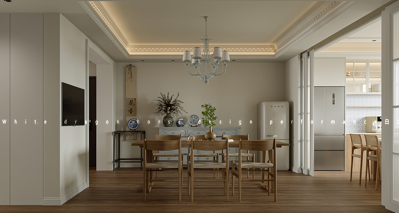 现代复古诧寂-未来效果图（图ZMzcyNTkxNDg0） - 家装设计 - 站酷设计师兔子开火车原创素材 - 站酷ZCOOL