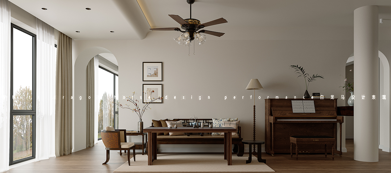 现代复古诧寂-未来效果图（图ZMzcyNTkxNDcy） - 家装设计 - 站酷设计师兔子开火车原创素材 - 站酷ZCOOL