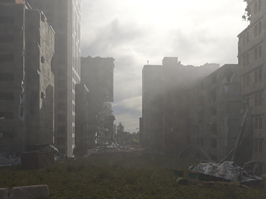 小动画 废墟场景练习