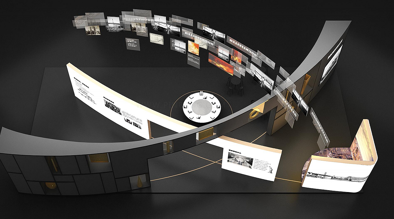 “川流不息”/2020年进博会·洛克菲勒艺术中心（图ZMzcyNjA0MjQ0） - 展陈设计 - 站酷设计师Opheliahuang原创素材 - 站酷ZCOOL